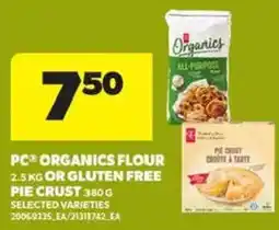 Atlantic Superstore PC organics flour pie crust offer