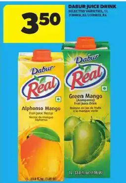 Atlantic Superstore Dabur juice drink offer