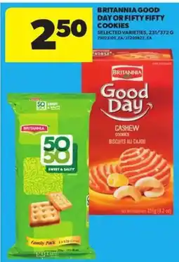 Atlantic Superstore Britannia good day or fifty fifty cookies offer