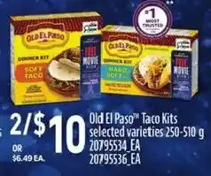Atlantic Superstore Old El Paso Taco Kits offer