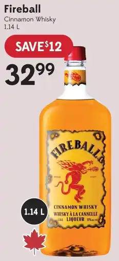Sobeys Fireball Cinnamon Whisky offer