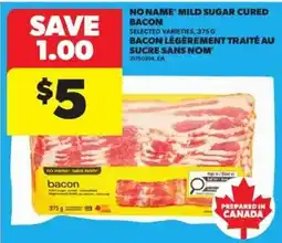 Atlantic Superstore No Name mild sugar cured bacon offer