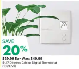 Kent 5-27 Degrees Celsius Digital Thermostat offer