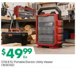 Kent 5118 BTU Portable Electric Utility Heater offer