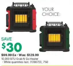 Kent 10,000 BTU Grab N Go Heater offer