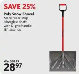 Home Hardware Poly Snow Shovel offer