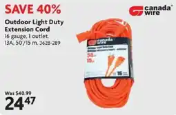 Home Hardware Canada wire outdoor light duty extension cord offer