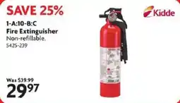Home Hardware Kidde fire extinguisher offer