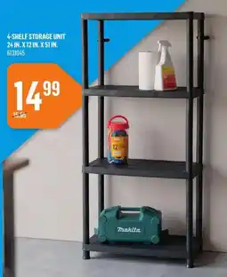 Canac 4-shelf storage unit offer