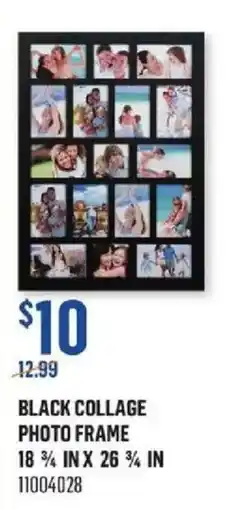 Canac Black collage photo frame offer