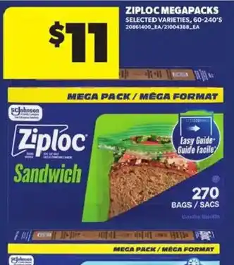 Ziploc sandwich