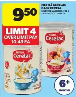 Atlantic Superstore Nestle Cerealc Baby Cereal offer