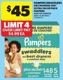 Atlantic Superstore Pampers swaddlers offer