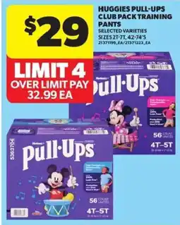 Atlantic Superstore Huggies pull-ups club pack training pants offer