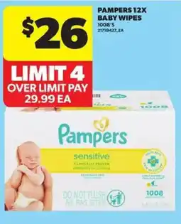Atlantic Superstore Pampers baby wipes offer