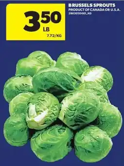 Atlantic Superstore Brussels sprouts offer