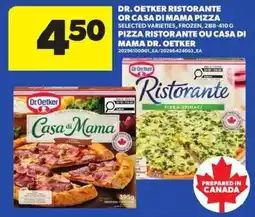 Atlantic Superstore Dr. Oetker Ristorante or Casa di Mama pizza offer