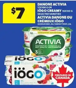 Atlantic Superstore Danone Activia or Iögo creamy offer