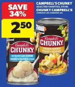 Atlantic Superstore Campbell's chunky selected varieties offer