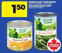 Atlantic Superstore Green Giant Vegetables offer