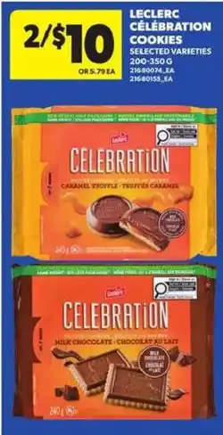Atlantic Superstore Leclerc celebration cookies offer