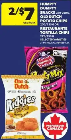 Atlantic Superstore Humpy Dumpy snacks offer