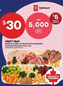 Atlantic Superstore Optimum party tray offer