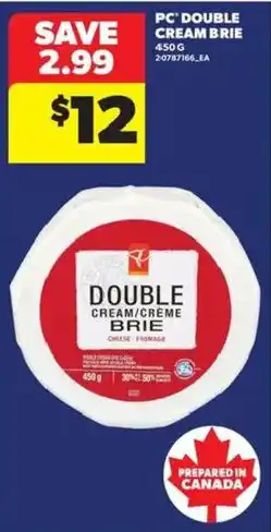 Atlantic Superstore PC double cream brie offer