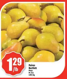Bonanza Poires Bartlett offer
