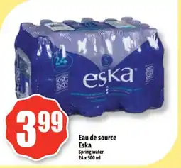 Bonanza Eau de source Eska offer