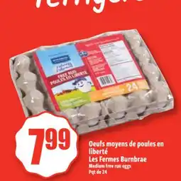 Bonanza Les Fermes Burnbrae Oeufs moyens de poules en liberté offer