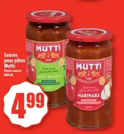 Bonanza Pasta sauces offer