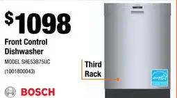 Home Depot Front Control Dishwasher offer