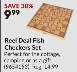 Princess Auto Reel Deal Fish Checkers Set offer