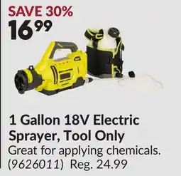 Princess Auto 1 Gallon 18V Electric Sprayer, Tool Only offer