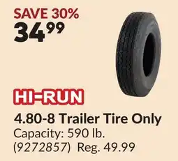 Princess Auto 4.80-8 Trailer Tire Only offer