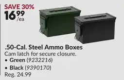 Princess Auto 50-Cal. Steel Ammo Boxes offer
