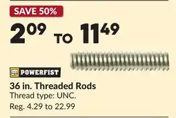 Princess Auto 36 in. Threaded Rods offer