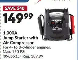 Princess Auto 1,000A Jump Starter with Air Compressor offer