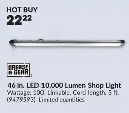 Princess Auto 46 in. LED 10,000 Lumen Shop Light offer