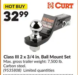 Princess Auto Class III 2 x 3/4 in. Ball Mount Set offer
