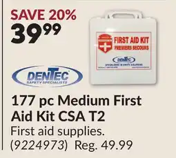 Princess Auto 177 pc Medium First Aid Kit CSA T2 offer