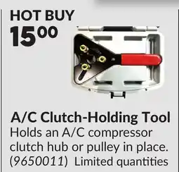 Princess Auto A/C Clutch-Holding Tool offer