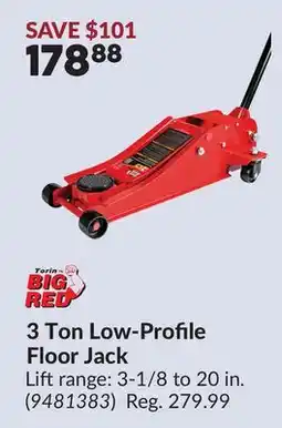 Princess Auto 3 Ton Low-Profile Floor Jack offer