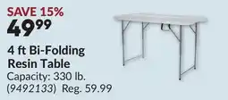 Princess Auto 4 ft Bi-Folding Resin Table offer