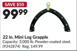 Princess Auto 22 in. Mini Log Grapple offer