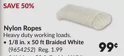 Princess Auto Nylon Ropes offer