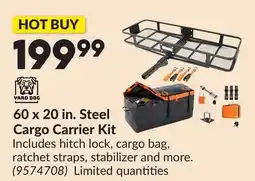 Princess Auto 60 x 20 in. Steel Cargo Carrier Kit offer