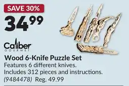 Princess Auto Wood 6-Knife Puzzle Set offer