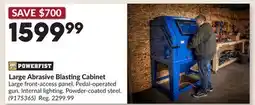 Princess Auto Large Abrasive Blasting Cabinet offer
